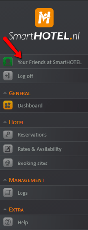 User Account SmartHOTEL