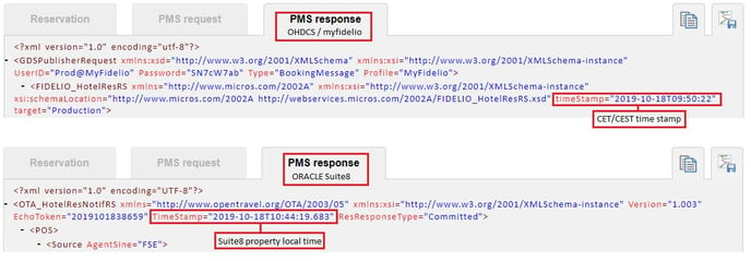 PMS Response XML