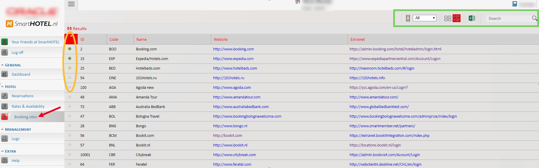 Booking sites overview